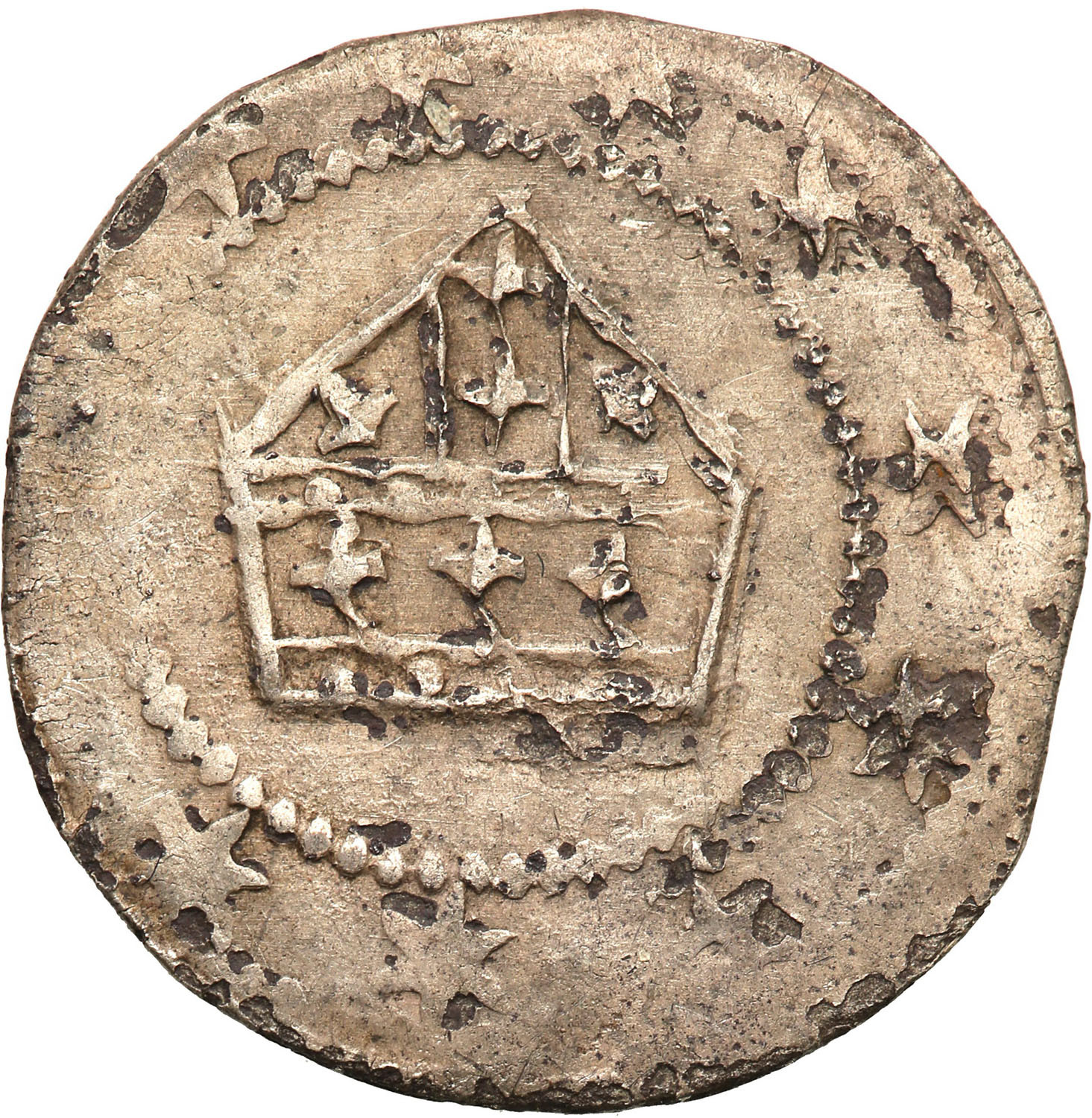 Śląsk, Księstwo Nyskie. Jan III Romka (1292-1319). kwartnik z przełomu XIII i XIV wieku - RZADKOŚĆ R7